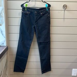 Men’s American Eagle Slim Straight Airflex + Black 30x32